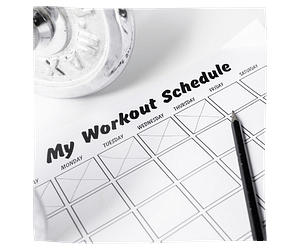 how to set a fitness schedule